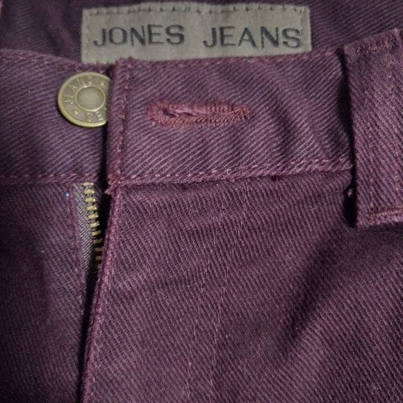 JONES WEAR 💜 PURPLE JEANS SIZE 10, COTTON - Picture 3 of 4
